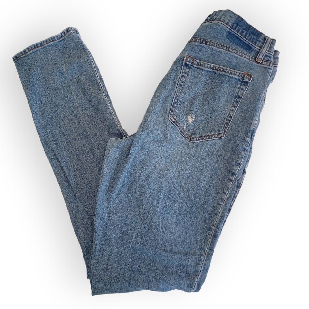 Abercrombie & Fitch Blue Straight Leg Jeans - Picture 2 of 8